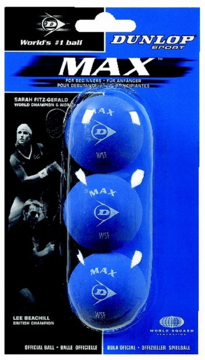 ТОПЧЕТА ЗА СКУОШ MAX 3 BALL BLISTER PACK